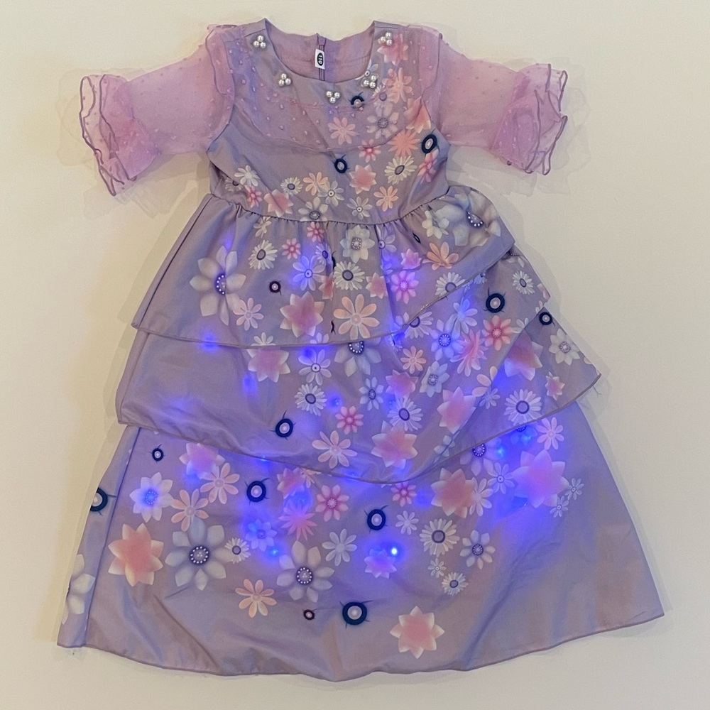 Encanto Isabela Madrigal Light-Up Princess Dress - Picture 7 of 14